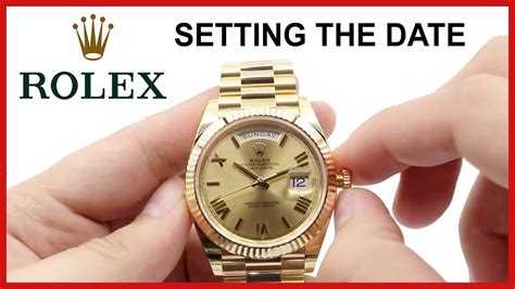 how to adjust rolex watch time|rolex datejust time setting.